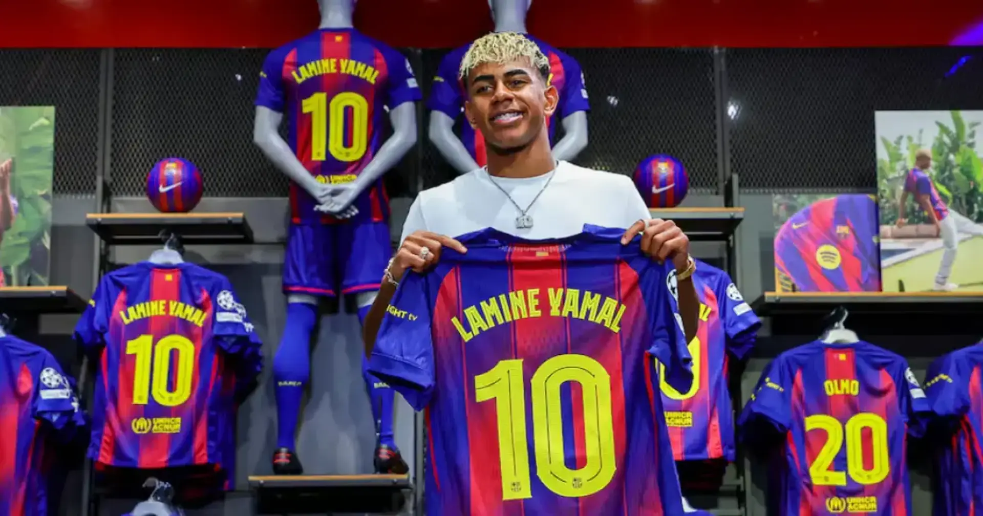 قميص يامال الأكثر مبيعا في العالم بـ 1.3 مليون 