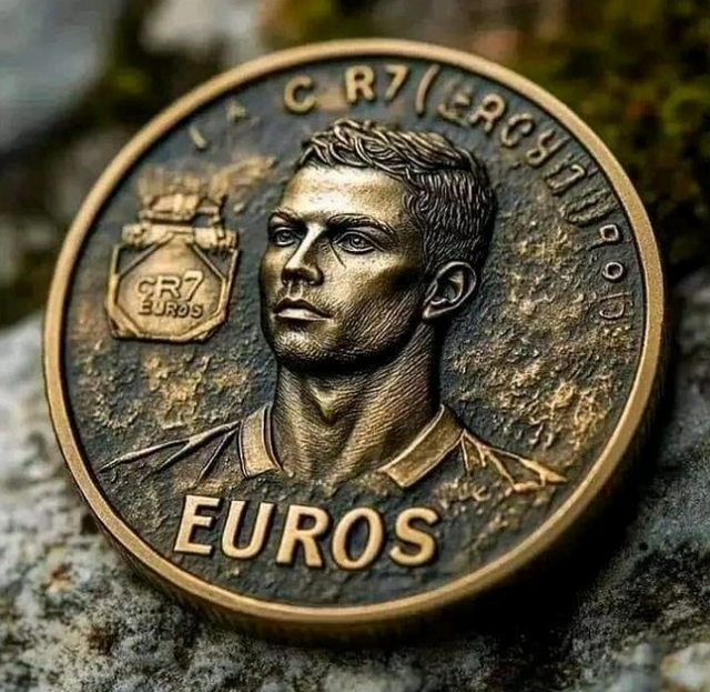 رونالدو يسير على خطى بيليه ومارادونا بعملة قيمتها 7 يورو