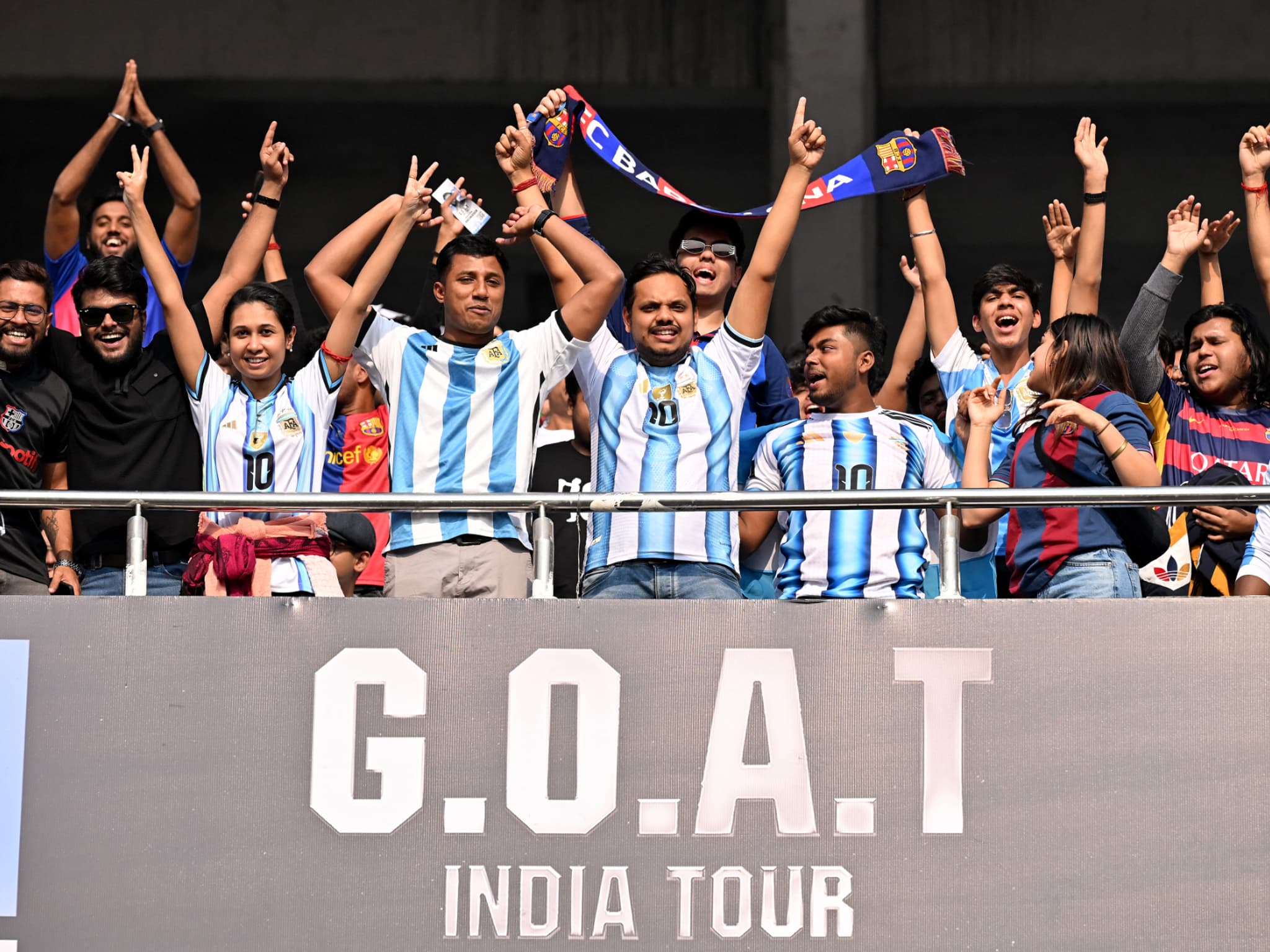 جماهير الهند تدفع 132 دولارًا ولم تتمكن من رؤية ميسي