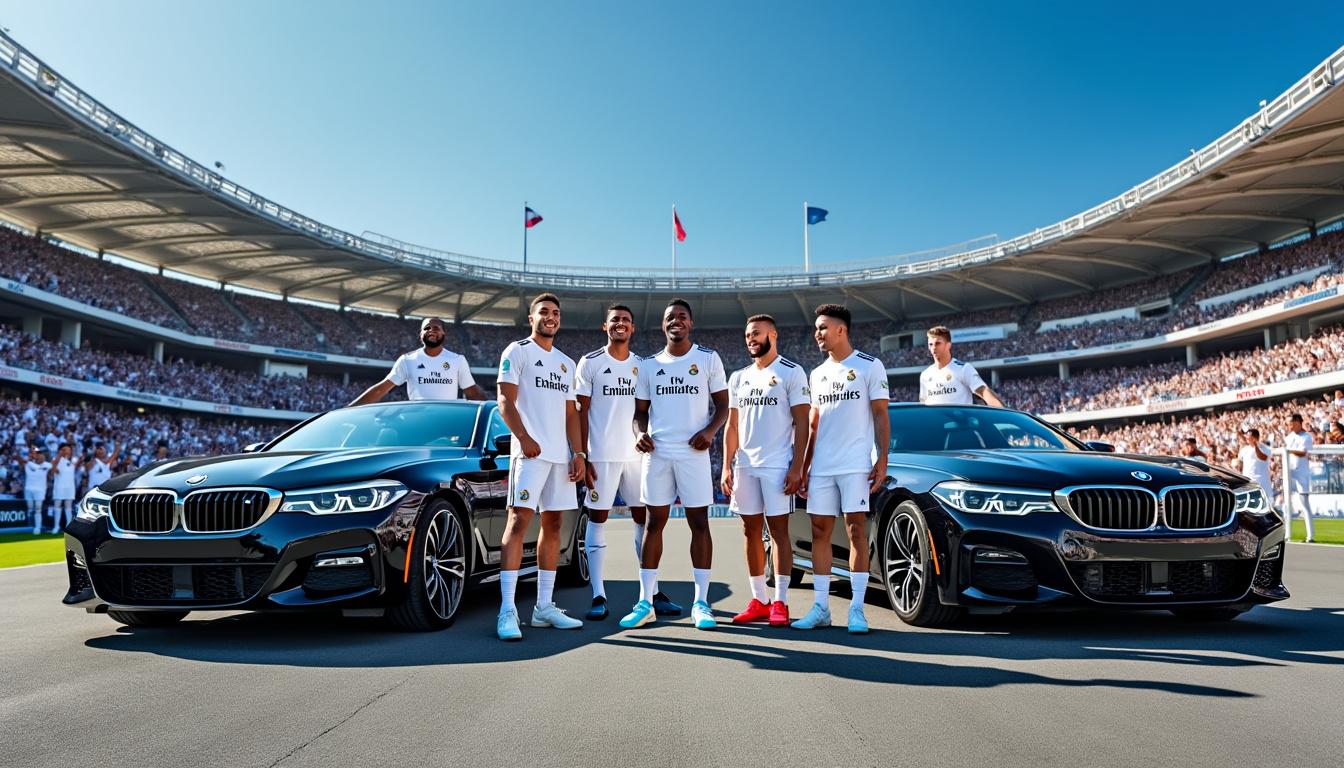 "بي أم دبليو" تسلم ريال مدريد 26 سيارة كهربائية 
